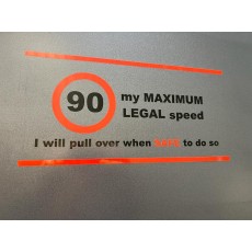 90 km/h Sticker (No Background) 