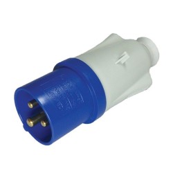 Mains lead male plug